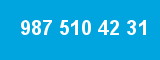987 510 42 31 987 510 42 31